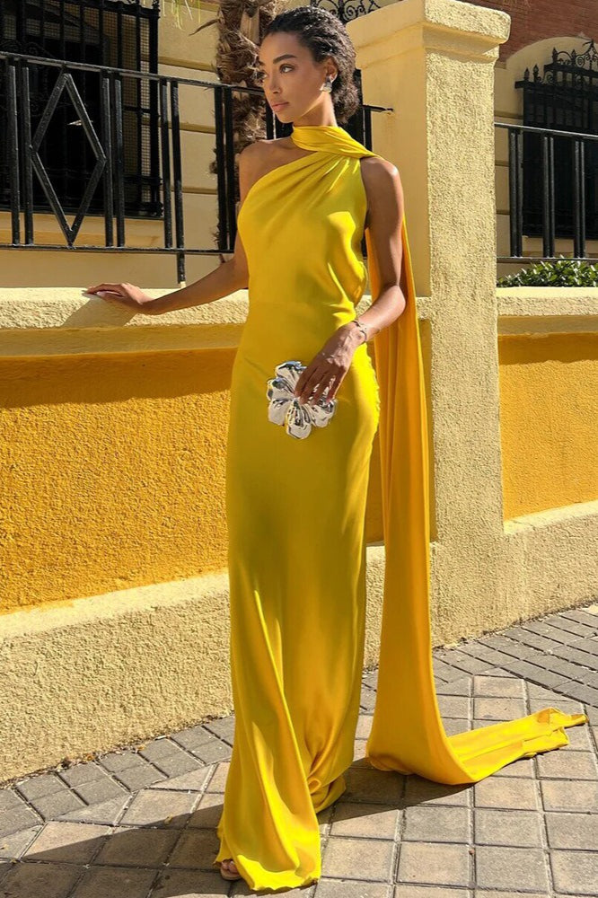 Simple Tie Strap Maxi Dress