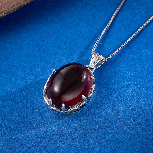 Elegant Garnet Necklace