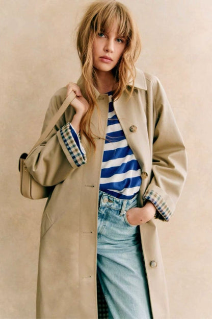 French Classic Long Overcoat
