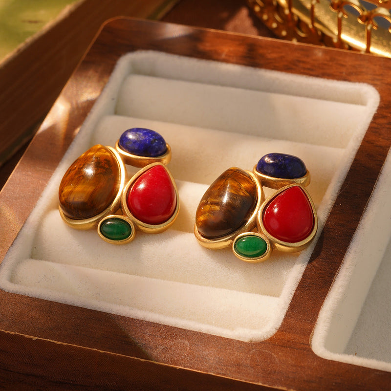 Vintage Gemstone Earrings
