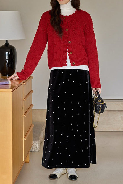 Crochet Knit Cardigan