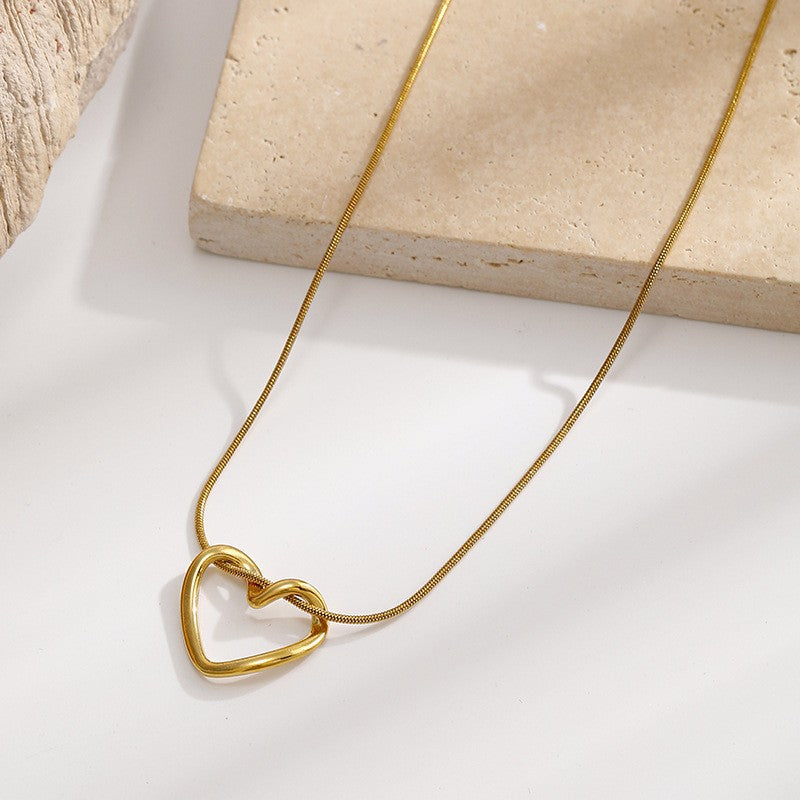 Classic Gold Heart Necklace