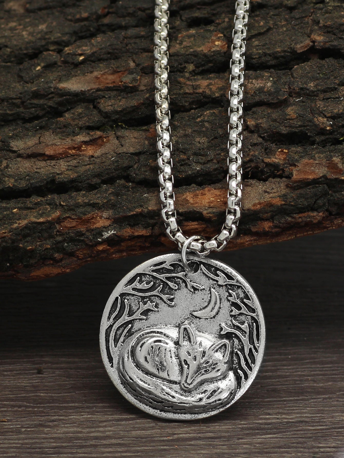 Vintage Wolf Necklace