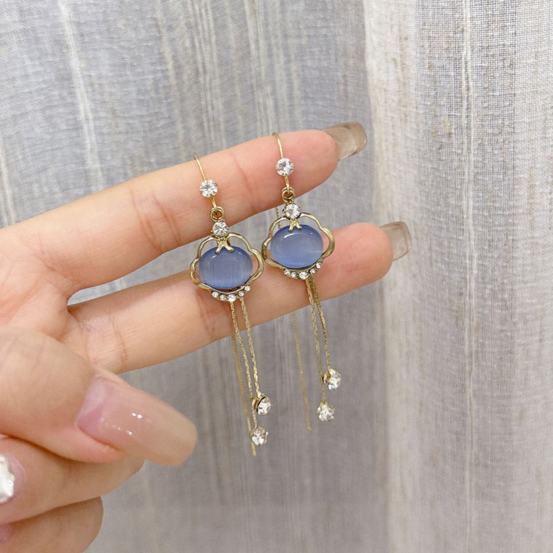 Elegant Sapphire Earrings