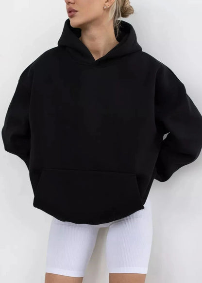 Cozy Long-sleeved Hooded Sweatshirt