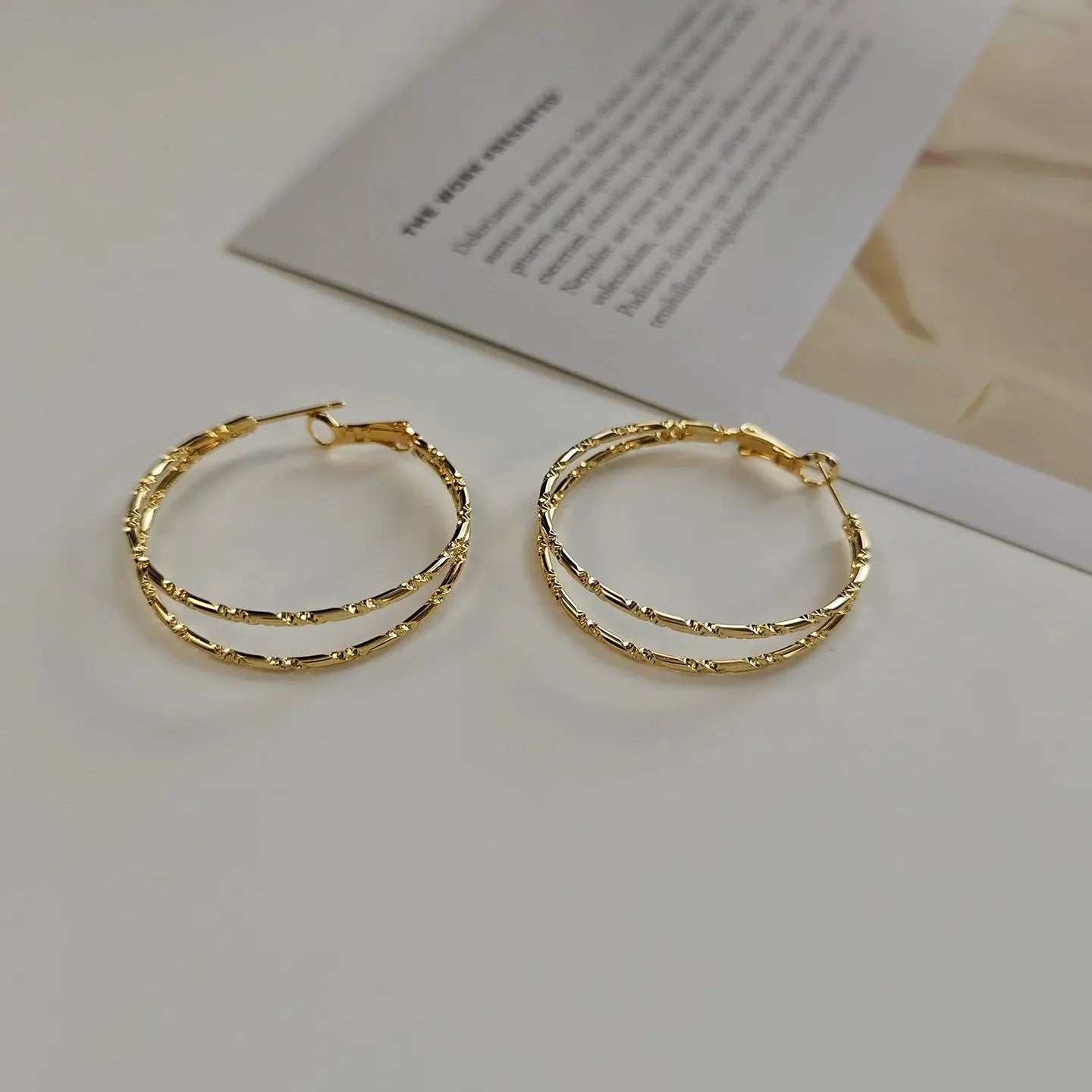 Classic Gold Hoop Earrings