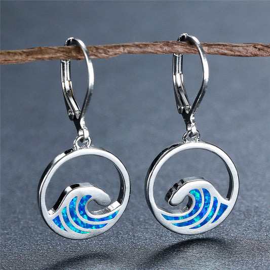 Blue Wave Earrings