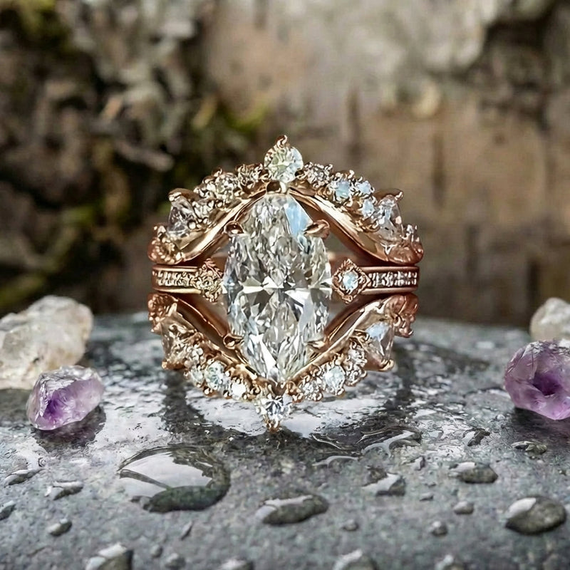 Vintage Elegant Bright Ring