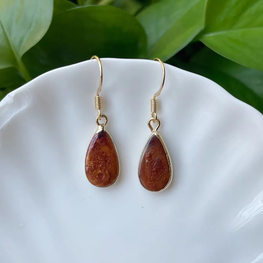 Vintage Amber Earrings