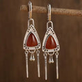 Vintage Tribal Triangle Amber