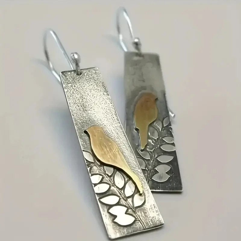 Elegant Bird Dangle Earrings