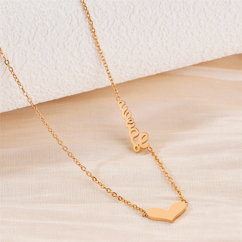 Elegant Gold Heart Necklace