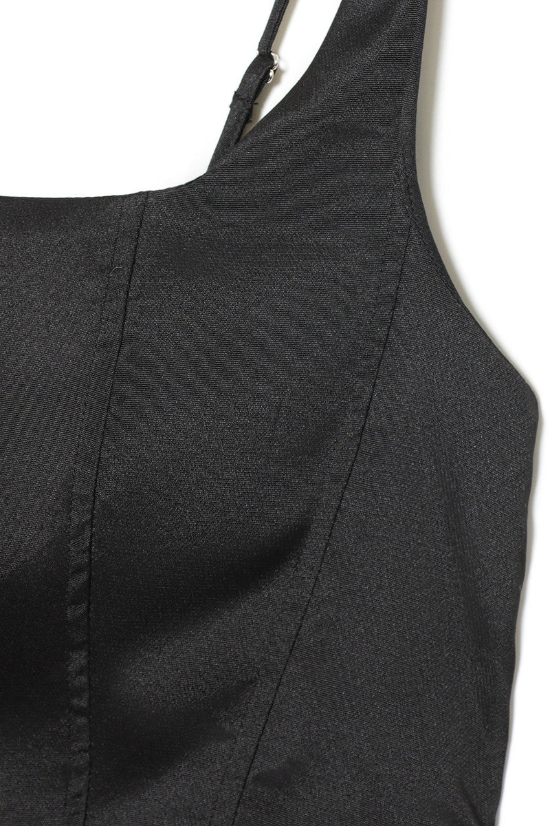 Strapless Strap Mini Tie Bodycon Mini Dress