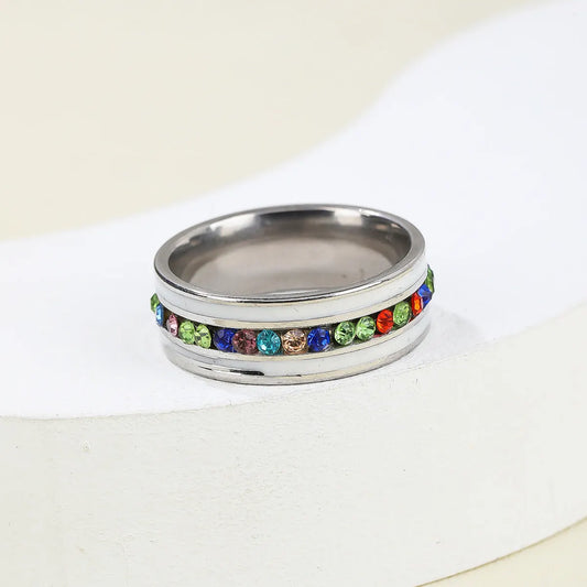 Colorful Crystal Ring