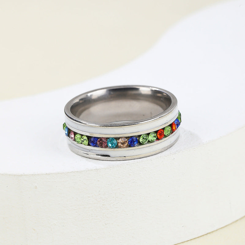 Colorful Crystal Ring