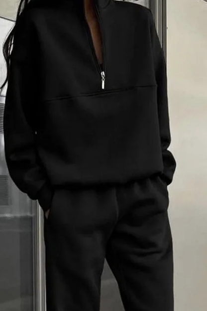 Sweatshirt and Trousers Two-piece Suit