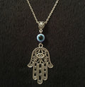 Hamsa Evil Eye Necklace