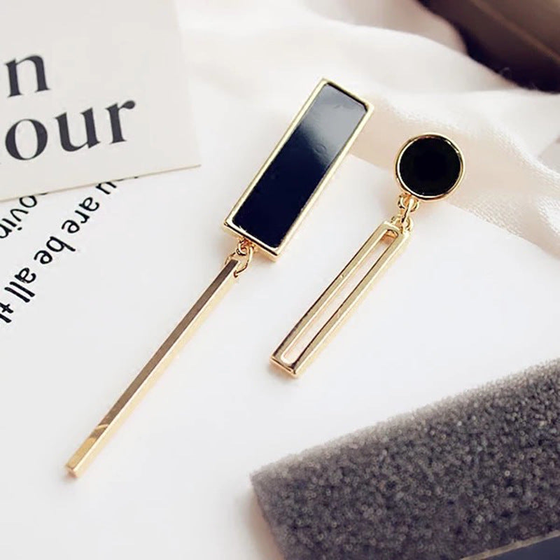 Minimalist Black Onyx Earrings