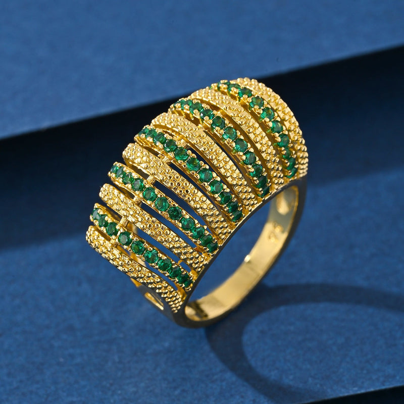 Emerald Statement Ring