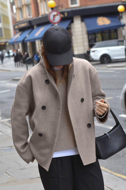 Style Woolen Office Coat