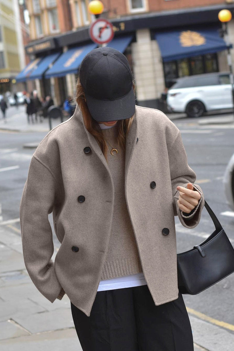 Style Woolen Office Coat