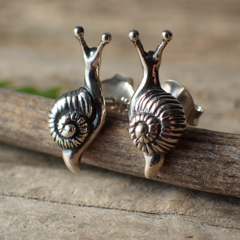 Vintage Snail Earrings
