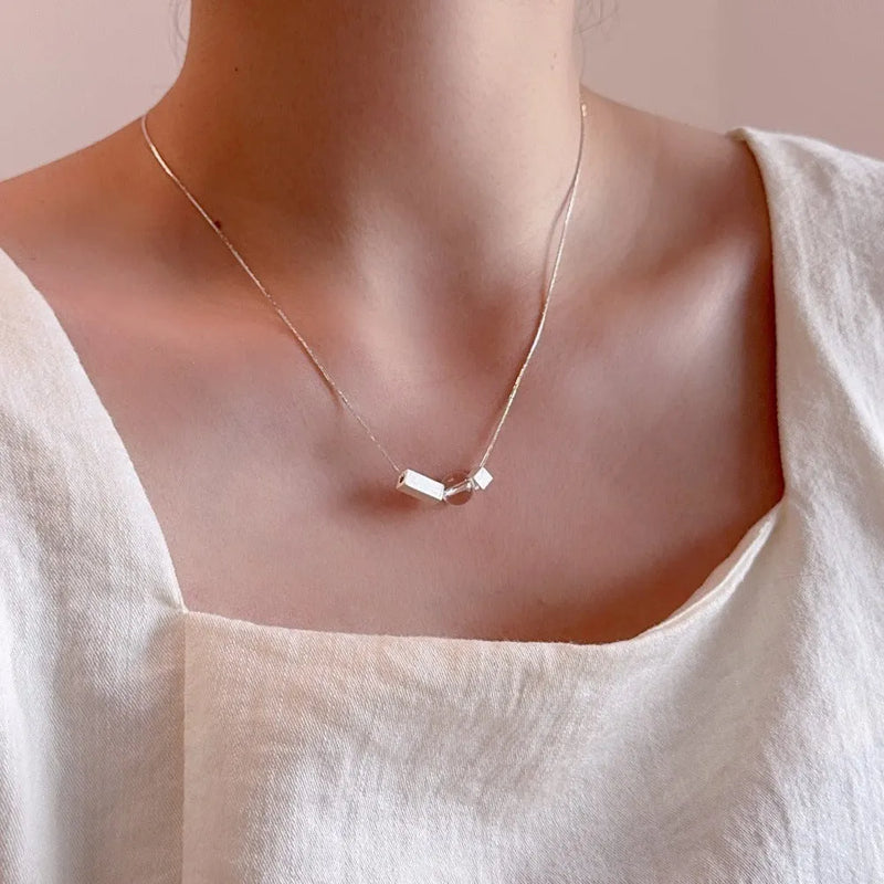 Minimalist Silver Necklace
