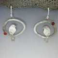 Vintage Bird Dangle Earrings