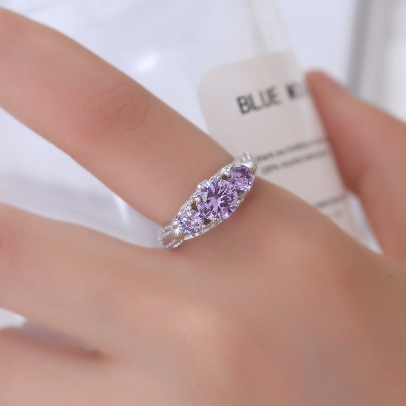 Elegant Amethyst Ring