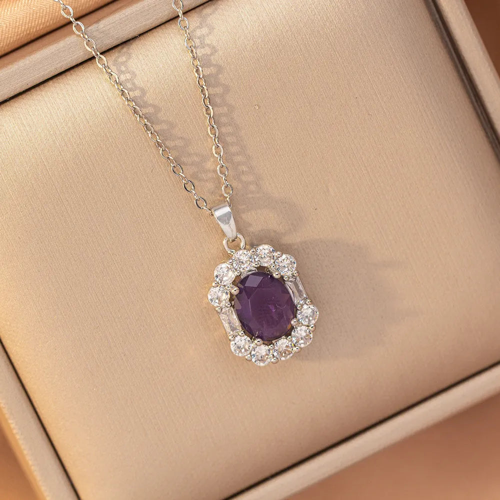 Elegant Amethyst Necklace
