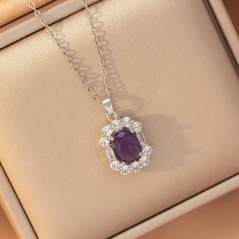 Elegant Amethyst Necklace