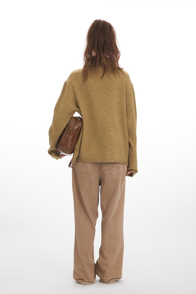 Cozy High Neck Loose Fit Sweater