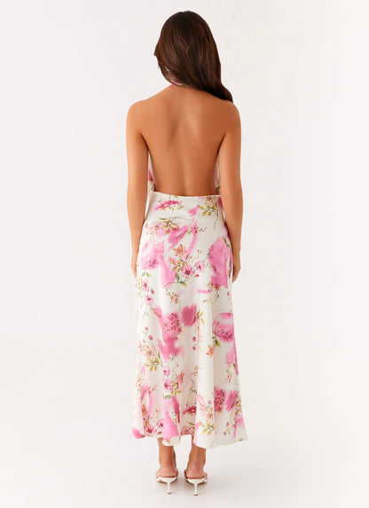 Jensen Midi Dress - Ivory Print