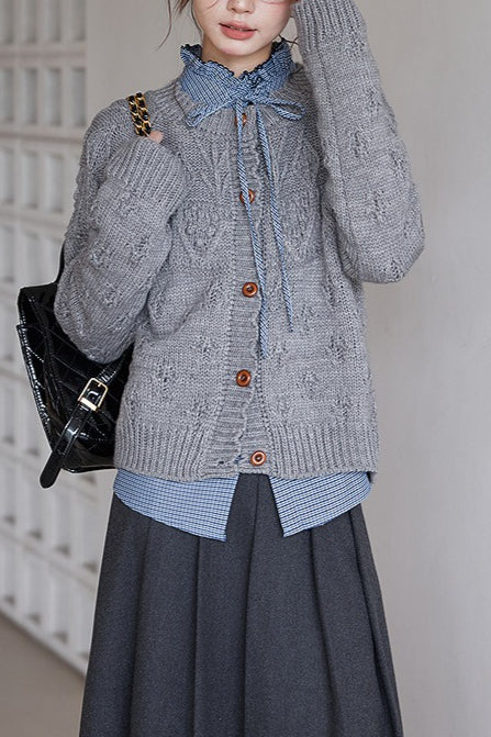 Crochet Knit Cardigan