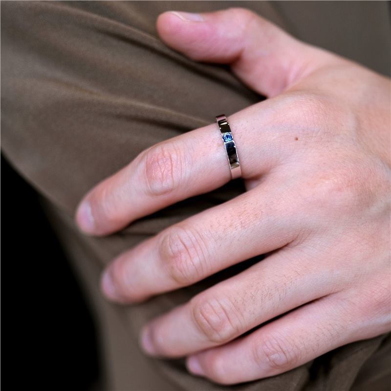 Modern Sapphire Ring