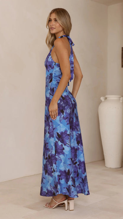 Oralia Maxi Dress - Blue