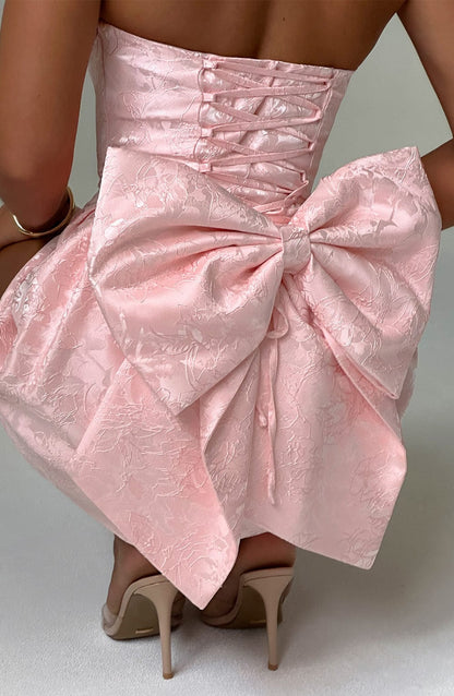 Hagne Mini Dress - Blush