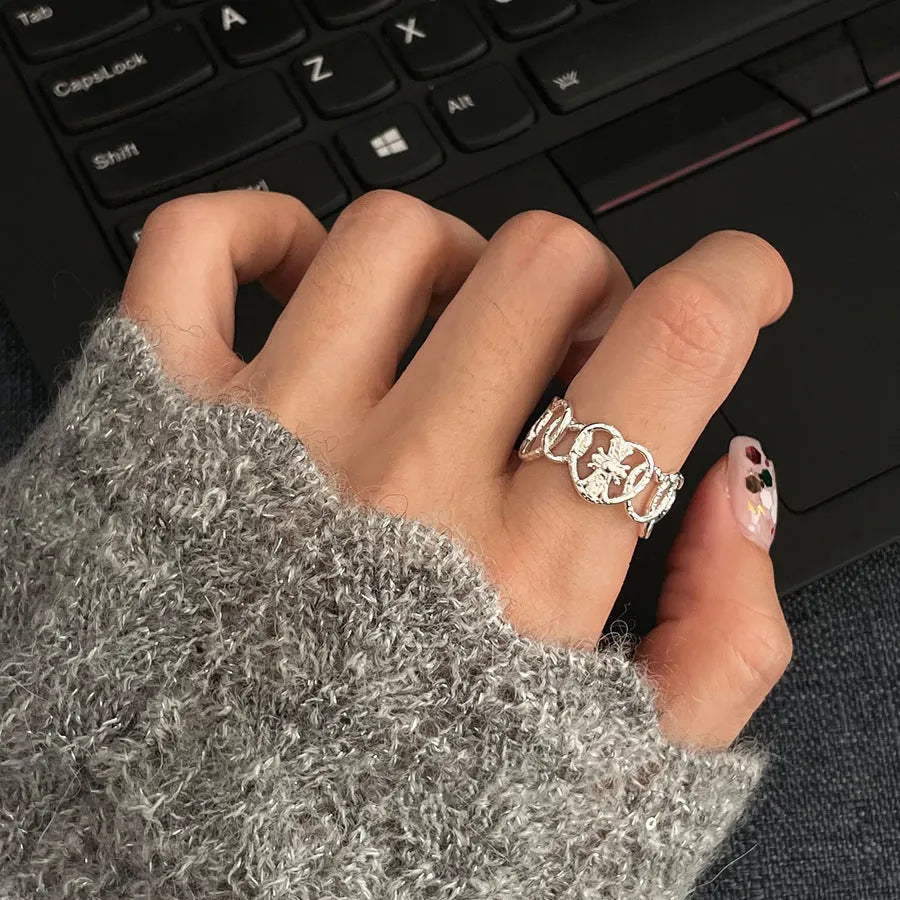 Elegant Silver Statement Ring
