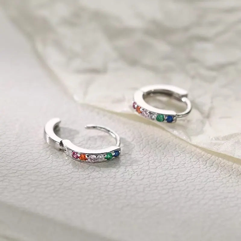 Rainbow Crystal Earrings