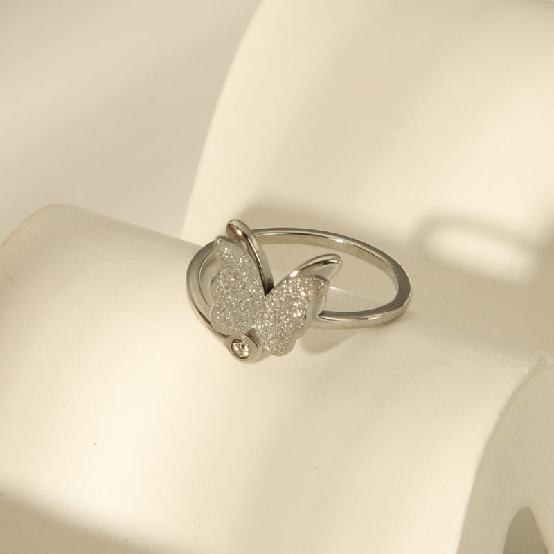 Sparkle Butterfly Ring