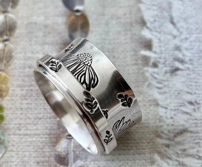 Botanical Silver Ring