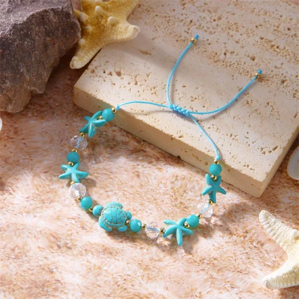 Turquoise Starfish Bracelet