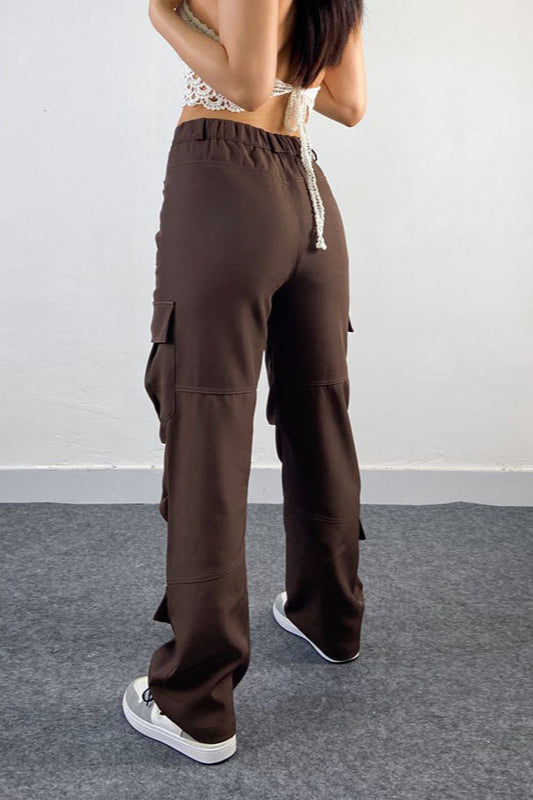 American Loose Fit Multi-pocket Cargo Pant