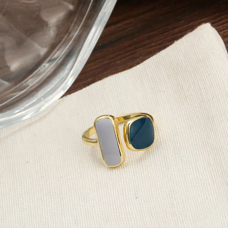 Modern Gemstone Ring