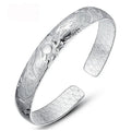 Elegant Silver Dragon Bracelet