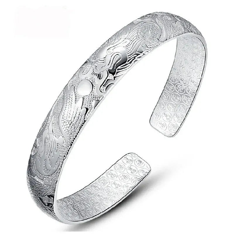 Elegant Silver Dragon