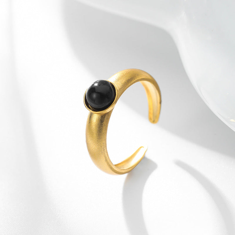 Elegant Black Onyx Ring