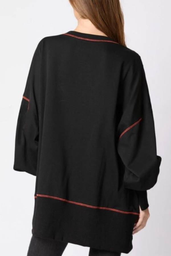 Halloween Ghost Sequined Sweatshirt Embroidered Top