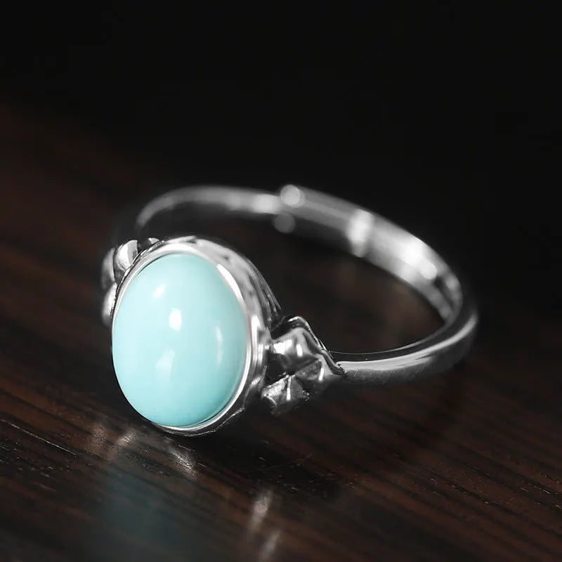 Elegant Larimar Ring