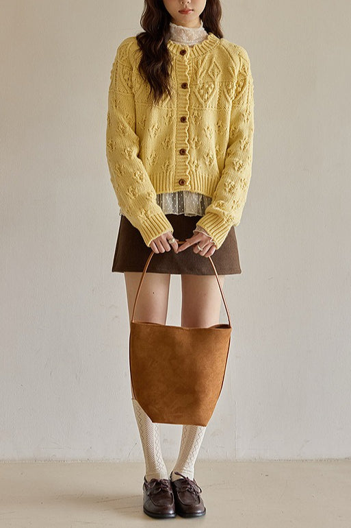 Crochet Knit Cardigan